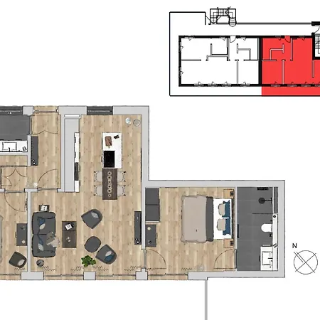 Penthouse Deich *